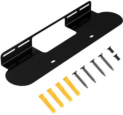 SEIWEI Compatible for SONOS BEAM Wall Mount Black/White, Bracket Offers Easy Installation and Secure Fit Under TV or Above, for Home Theaters and Small Spaces (Black)