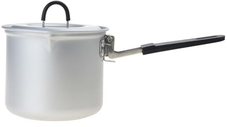 Tetera portátil de 770 ml para camping, hervidor de senderismo con mango plegable producido para entusiastas del aire libre