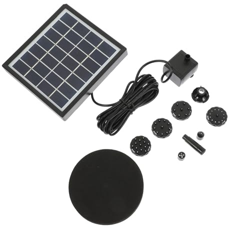 TOYZFRIENDY Pompe à Eau Solaire pour Bassin de Jardin Fontaine Flottante Petite Pompe Solaire pour Décoration Extérieure Aération et Arrosage Jardin et Pratique