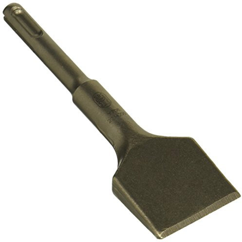 BOSCH HS1485 1-1/2 pulgadas. x 5-3/4 pulgadas. Cincel de escalado grueso SDS-plus para martillo Bulldog de acero, color plateado
