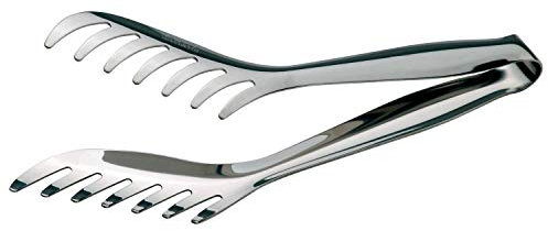 EMGA 893.032 Edelstahl 18/10 Spaghettizange, 24cm Länge