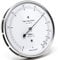 Fischer 111.01 - Haar-Hygrometer - 103mm Außen-Luftfeuchtigkeitsmesser aus Edelstahl Made in Germany - Edelstahl silber