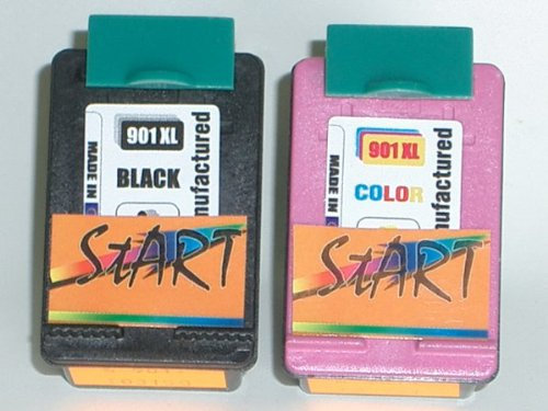 Start - 2 kompatible Tintenpatronen als Ersatz für HP 901 XL