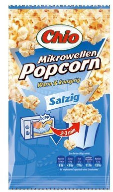 Chio Mikrowellen Popcorn salzig Menge:100g