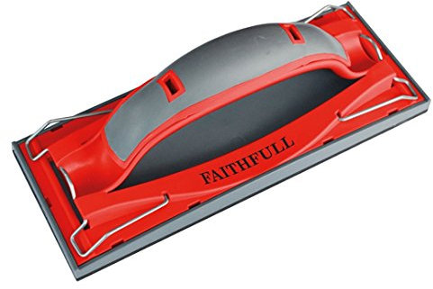 Faithfull Tools FAIDWHAND 223 x 85 mm Drywall Quick Grip Hand Sander - Clear