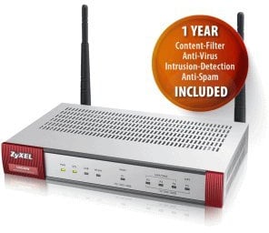 ZyXEL USG40W-EU0102F - USG40W UTM Firewall Appliance 10/100/1000 3X LAN/DMZ 1x WAN 1x Opt UTM Bundle 802.11b/g/n