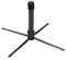 Support Pliable de Flûte Soutien Stand à 4 Pieds Compact Léger pour Flûte Clarinette Hautbois Accessoire pour Instruments à Vent de Musique