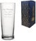 Personalised Engraved Senator Pint Glass, Gift Boxed, Personalise with Any Message