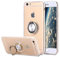 SORAKA Clear Case for iPhone 6/6S with 360 Rotating Ring Holder Slim Fit Soft TPU Transparent Case with Metal Plate for Magnetic Car Phone Holder