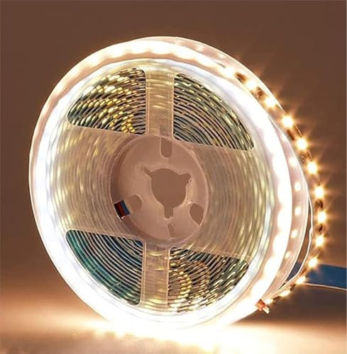 iNextStation LED Strip Warmweiß 5M, 12V Selbstklebend LED Streifen 300 SMD5050 LEDs Flexible LED Lichtband Kette LED Lichtband Leiste für Innen Heim Küche Deko DIY, Kein Netzteil/Stecker