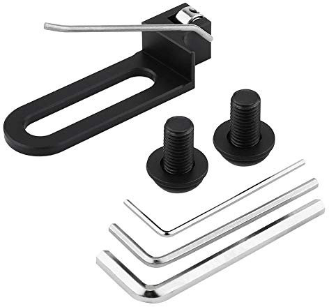 Keenso Professionelle Aluminium-Bogenschießen-Pfeilauflage, Recurve-Bogen-Magnetpfeilauflage für die Jagd mit der rechten Hand Schießen(Schwarz)