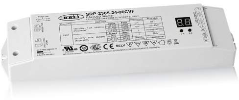 YULED DALI LED Power-Controller Decoder inkl. Netzteil mit 96Watt 4-Kanal 24V DC Adresse einstellbar für RGBW LED Streifen SRP-2305-24-96