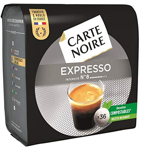 CARTE NOIRE - Espresso Classic N°8 Type Senséo 250G - Lot De 3
