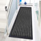 Waterproof Rubber Door Mat Outdoor - PVC Non Slip Backed Washable Dirt Grabber Mat Dog Muddy Paws Carpet Runner Rug for Kitchen Front or Back Door (Grey, 60 x 180 cm (2 ft x 6 ft))
