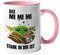 Tasse mit Spruch Das Mimimi stark in dir ist lustig, Büro, (Tasse rosa, 325 ml)