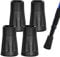 4 Stück Nordic Walking Stöcke Gummipuffer, 2 Paar Walking Stöcke Gummipuffer, Ersatz Gummi Puffer 12mm