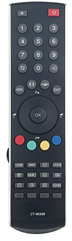 Neu CT-90298 ErsatzFernbedienung für Toshiba TV 19AV500 19DV555DG 19DV556DG 19DV615 19DV616 22DV555DG 22DV615 26AV500 26AV505 26DV615 32AV505 37AV505 42AV500 32AV500 WLG66P 32AV500PS 37WL66ZS 19AV501P