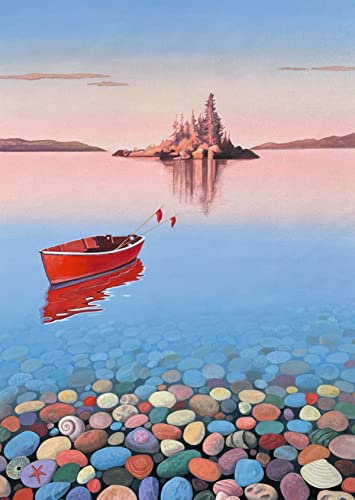 Inkognito Postkarte | Anlass: ''Kunst'', Motiv: bunte Steine ''Choose a pebble'' | Künstler: Soizick Meister | Art-Nr.: 7282 | vom Berliner Verlag