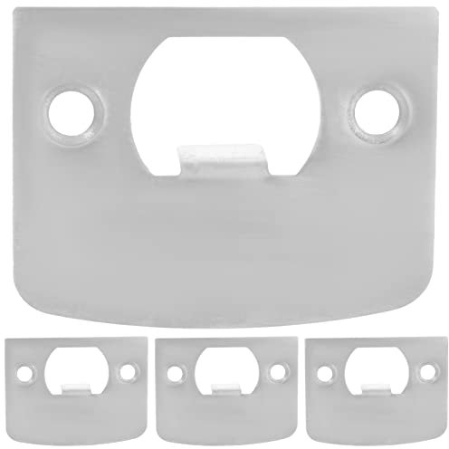 UKCOCO 4 Piezas Bloque De Levas Placa De Golpe Ajustable Placa De Cierre De Cerrojo Placa De Cerradura De Puerta Placas De Puerta Placa De Bronce Tu Golpear El Tablero Puerta Principal
