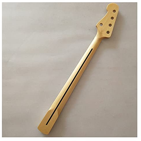 CAZARU 1 pièces Manche de Guitare électrique érable 5 Cordes Basse Manche en érable Remplacement