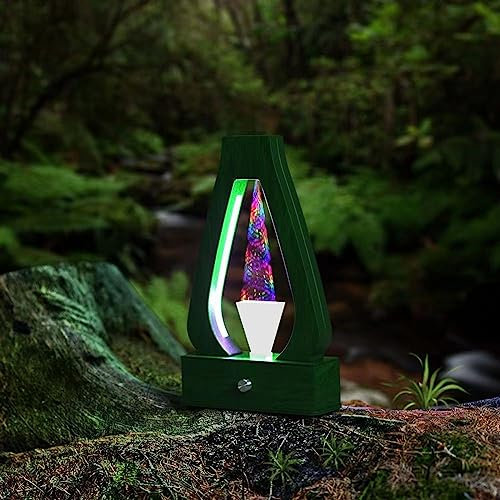 YGWXYYZJ Tragbare Anti-Schwerkraft-Wasserfluss-Tischlampe Farbe Ambiance LED mit 10 Wasserfluss Variationsmodi Kreatives Geschenk Nachtlicht für Zuhause Innenbeleuchtung