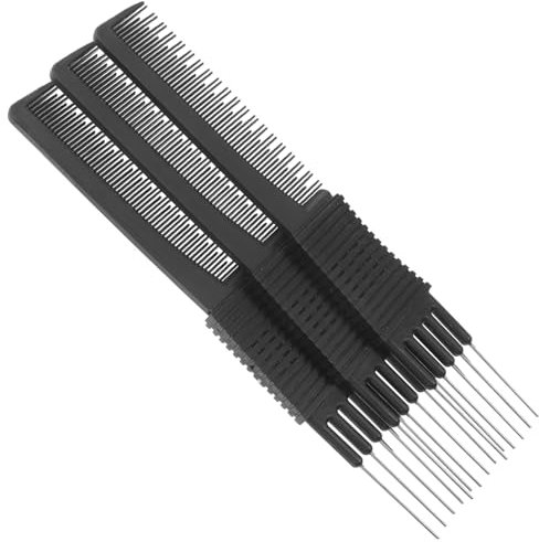 MAGICLULU 3stücke Haarkamm Aus Antistatischer Zahnkamm Für Haarpflege Rattenschwanzkamm Als Haarwerkzeug Für Verschiedene Frisuren