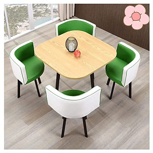 NEAFP Hohe Hocker, ergonomische Tisch- und Stuhlkombination, Couchtisch-Set für Büro, Empfang, Besprechungsraum, Barhocker aus Leder HGCHH