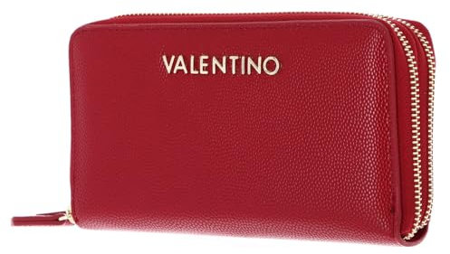 Valentino Divina Zip Around Wallet Rosso Scuro
