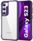 HOOMIL Coque pour Samsung Galaxy S23 5G (6,1 Pouces), Anti-Jaunissement Étui Téléphone Transparente, Housse de Protection Antichoc - Violet