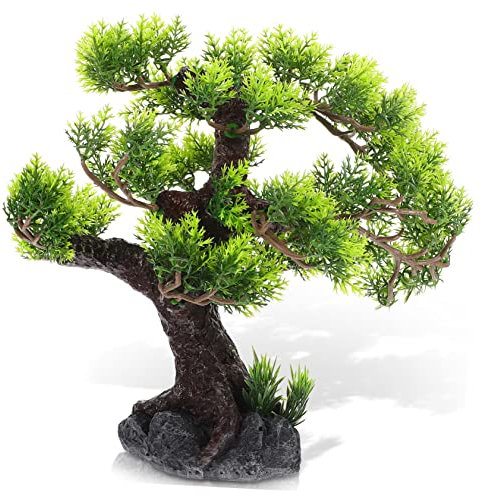 BUGUUYO Künstliche Aquarium Dekoration Lebensnahe Resin Baum Ornamente Für Fischbecken Geeignet Für Süß Und Fisch Tank Zierde Aquaristik Zubehör