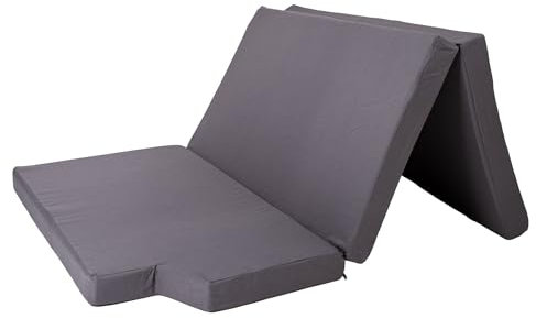 Golden Group Auto Matratze 200cm x 110cm - Passend für Mercedes Marco Polo - Faltbare - Camping Matratze - Auto Camping Zubehör - Klappmatratze Baumwolle-Grau 8cm