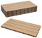 Cecaylie 6er Pack WPC Terrassenfliese, Teak Balkonfliesen 30x60cm - 1m², Ideal für den Außenbereich Klickfliesen für Balkon, Garten, Terrasse, Bodenbelag Einfach, Schnell und Praktisch Verlegt