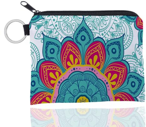 GGUFAY Mini Porte-Monnaie pour Femmes, Mignon Petit Pochette Portefeuille avec Fermeture Eclair, Enfant, pour Rouge à Lèvres, Pièces, Coin,Carte de Crédit, Clés