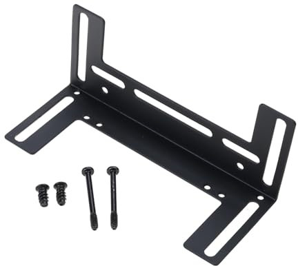 PC Cooling Fan Bracket Water Pumps Tanks Reservoir Metal 120mm Size Black