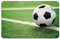 damaloo Fußball Tischset für Kinder – Platzdeckchen mit Fußball-Motiv – Abwaschbare Essunterlage & Bastelunterlage – Kinder Platzset 43x28 cm aus Kunststoff – rutschfest & leicht zu reinigen