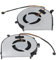 XUXHOU Calma Potente CPU GPU Ventiladores de Enfriamiento para GE62 PE60 GL72 GP62 MS 16J1 3PIN La Conexión Extiende La Vida de La Computadora Ideal para los Amantes de los Juegos 2 Paquete