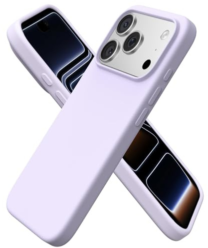ORNARTO für iPhone 17 Pro Hülle aus Silikon 6,3 Zoll - Flieder | Premium Flüssigsilikon, dünne Handyhülle, weich und griffig, tolle Haptik, stoß- und kratzfest, große Farbauswahl