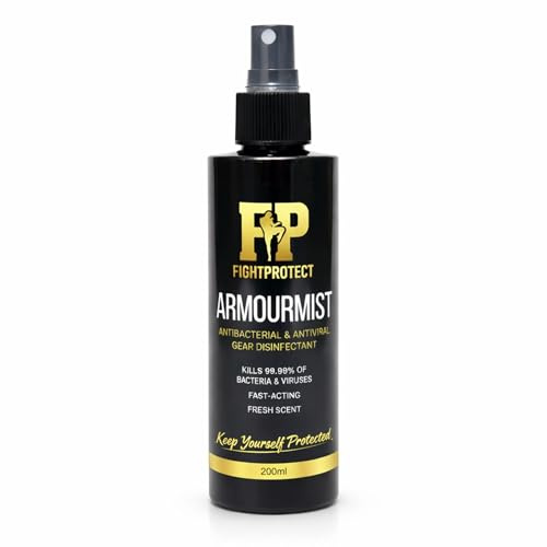 ArmourMist Antibacterial Spray 200ml – Sports Equipment Disinfectant Cleaner for Boxing Gloves, MMA Gear & Gym Equipment