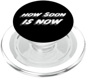 How Soon is Now | Song 80's Music 1980's PopSockets PopGrip for MagSafe