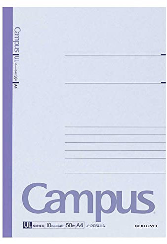 Kokuyo Campus notebook A4 thick ruled paper 50 sheets Roh -205UL