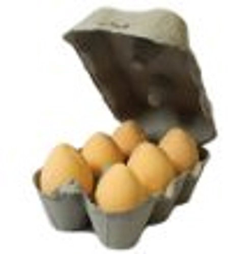 Ancient Wisdom Box of 6 Bath Eggs - Tangerine&Grapefruit- Orange (6x 50gm)