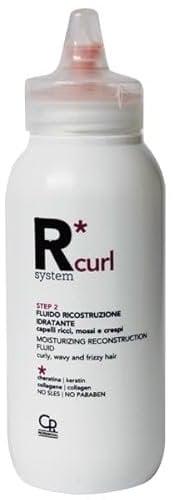 R*System Curl - Fluido Ricostruzione Ricci - Trattamento Ristrutturante Ultra-Idratante per Capelli Ricci, Mossi e Crespi - 150 ml