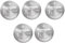 5 x CR2450 Panasonic 3 Volt Lithium Coin Cell Batteries