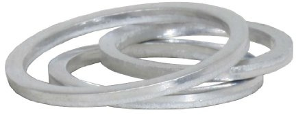 KS Tools 150.1448 Aluminium-Dichtungen für Ölablassschrauben, M13, 25Pack