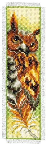Vervaco Counted Cross Stitch Kit: Bookmark: Owl