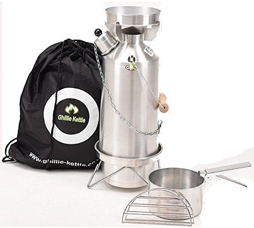 Ghillie Aluminium Kettle & Full Cook kit - Adventurer 1.5L