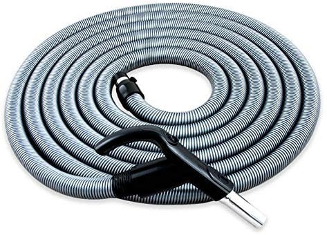 Tuyau d'aspiration pour aspirateur central 10,7 ML | Marche/Arrêt | Poignée rotative ergonomique | Pour Beam, Cyclovac, Duovac, Drainvac, Electrolux, Husky et autres marques