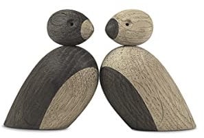 Kay Bojesen Spatzenpärchen klein Figuren 5.5 cm Holzfiguren, Holz