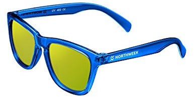NORTHWEEK Kids Circus - Gafas de Sol para Niño y Niña, Polarizadas, Azul/Dorado
