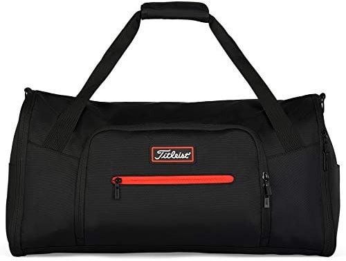 Titleist Players wandelbare Seesack, Schwarz/Rot, 58,4 cm